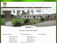 Tablet Screenshot of iqragirlscollege.edu.pk